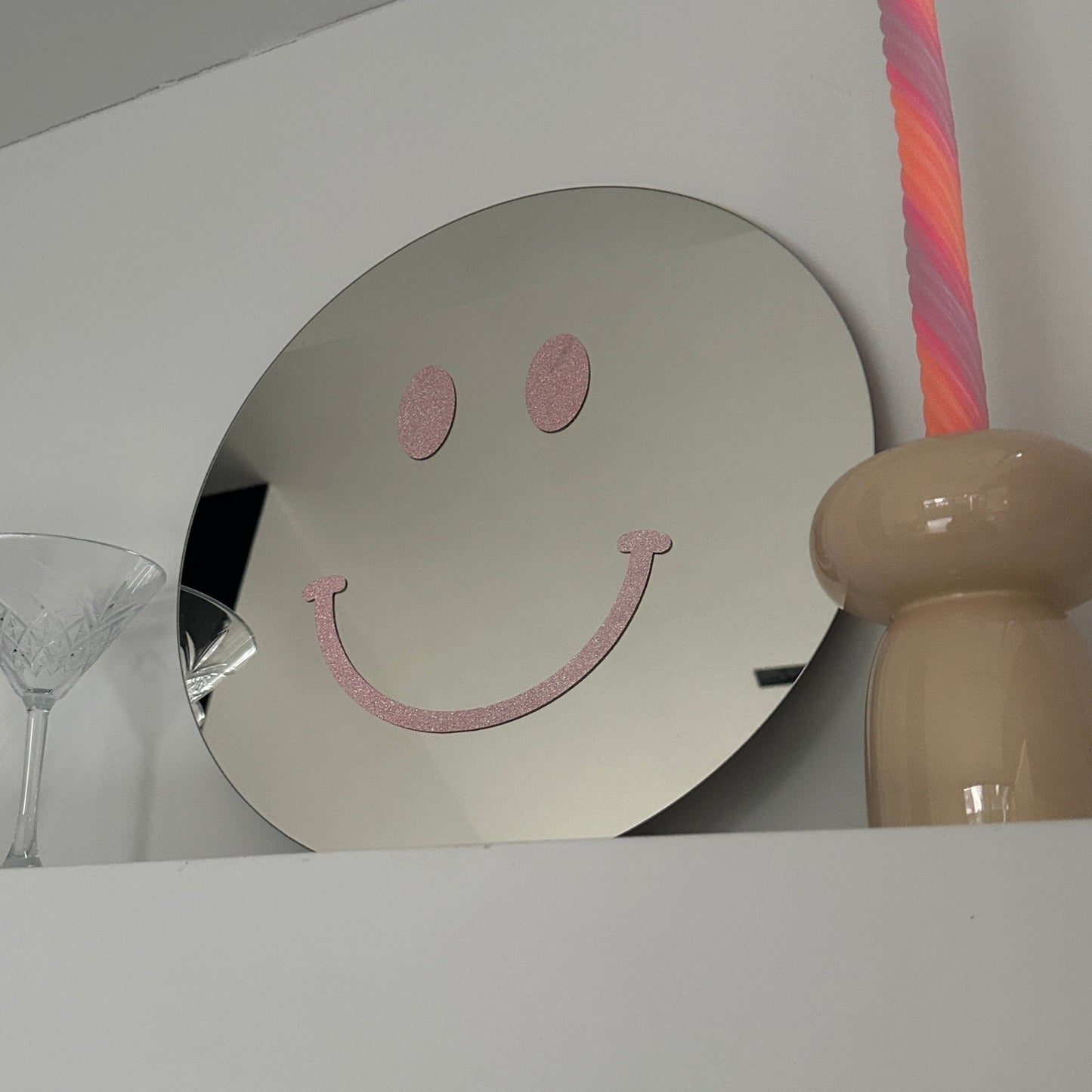 The Big Glitter Pink Smile - Hi Smiley
