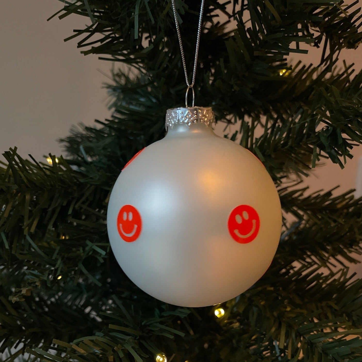 The Neon Orange Christmas Smiles - Hi Smiley