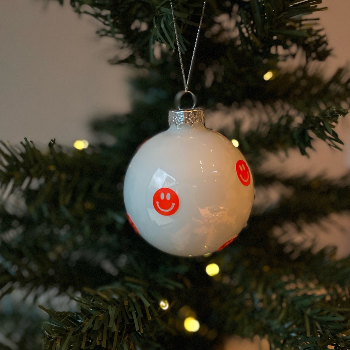 The Neon Orange Christmas Smiles - Hi Smiley