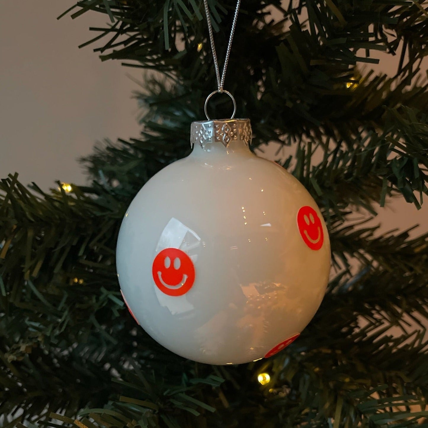 The Neon Orange Christmas Smiles - Hi Smiley