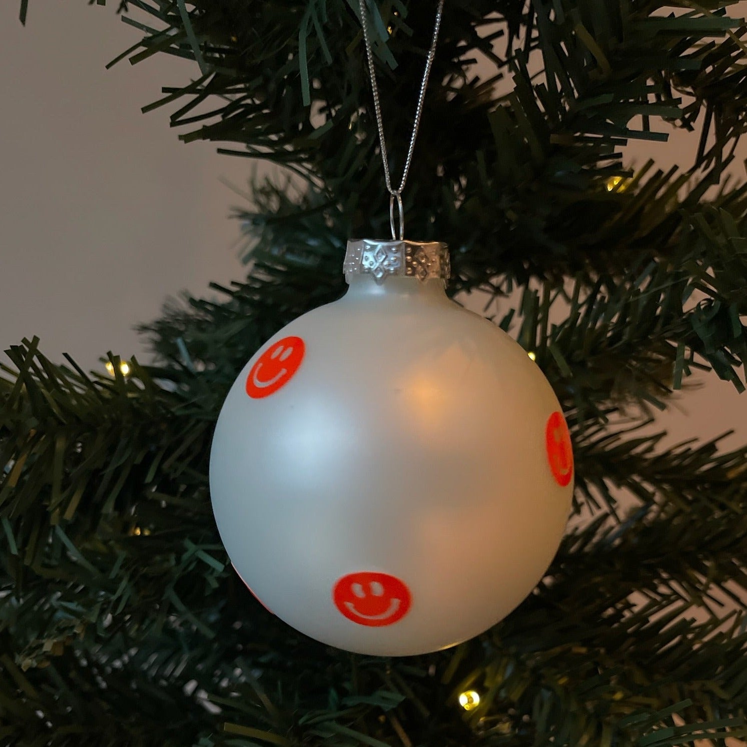 The Neon Orange Christmas Smiles - Hi Smiley